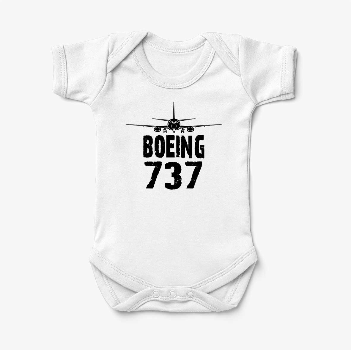 Boeing 737 & Plane Designed Baby Bodysuits