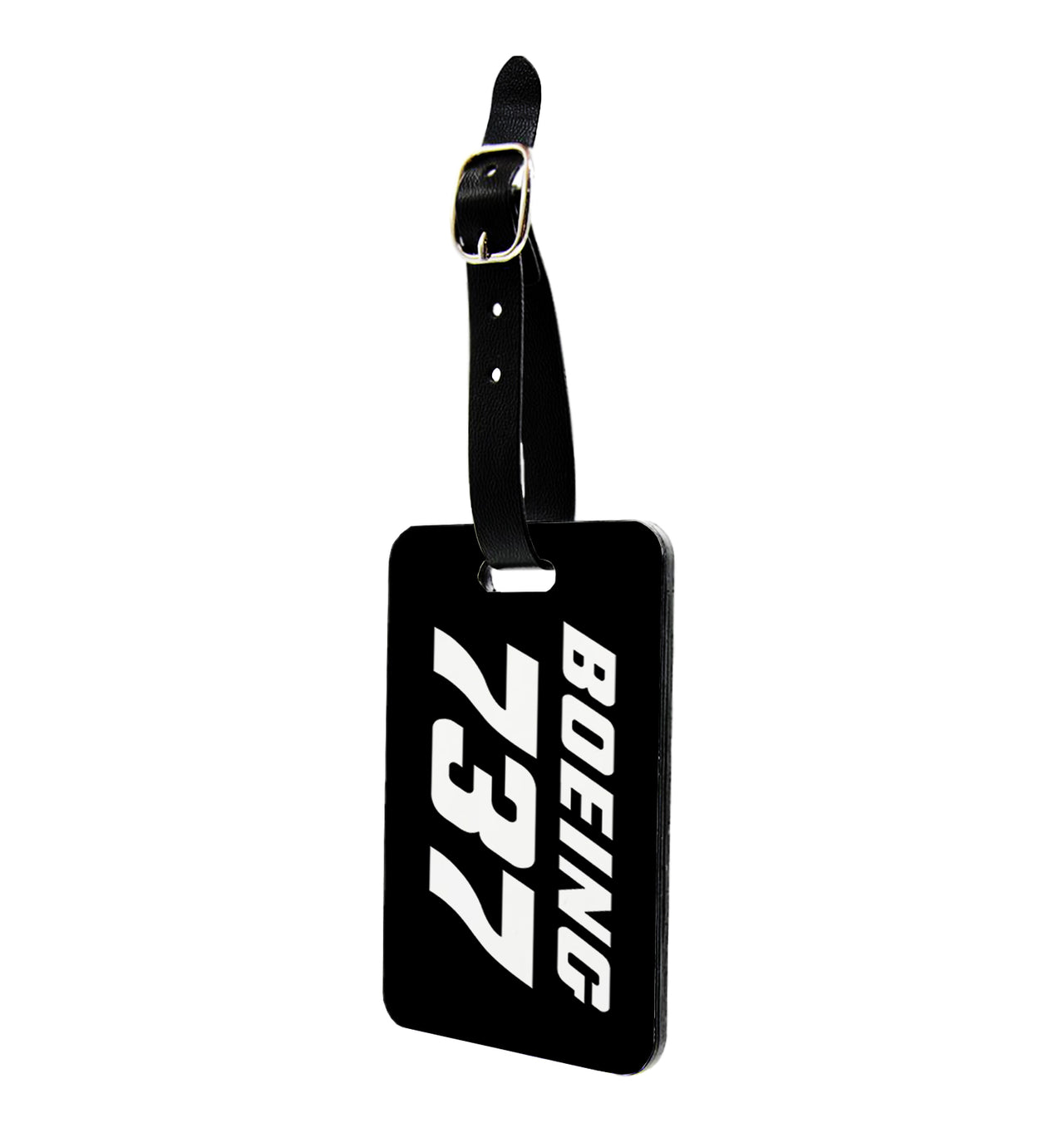 Boeing 737 & Text Designed Luggage Tag