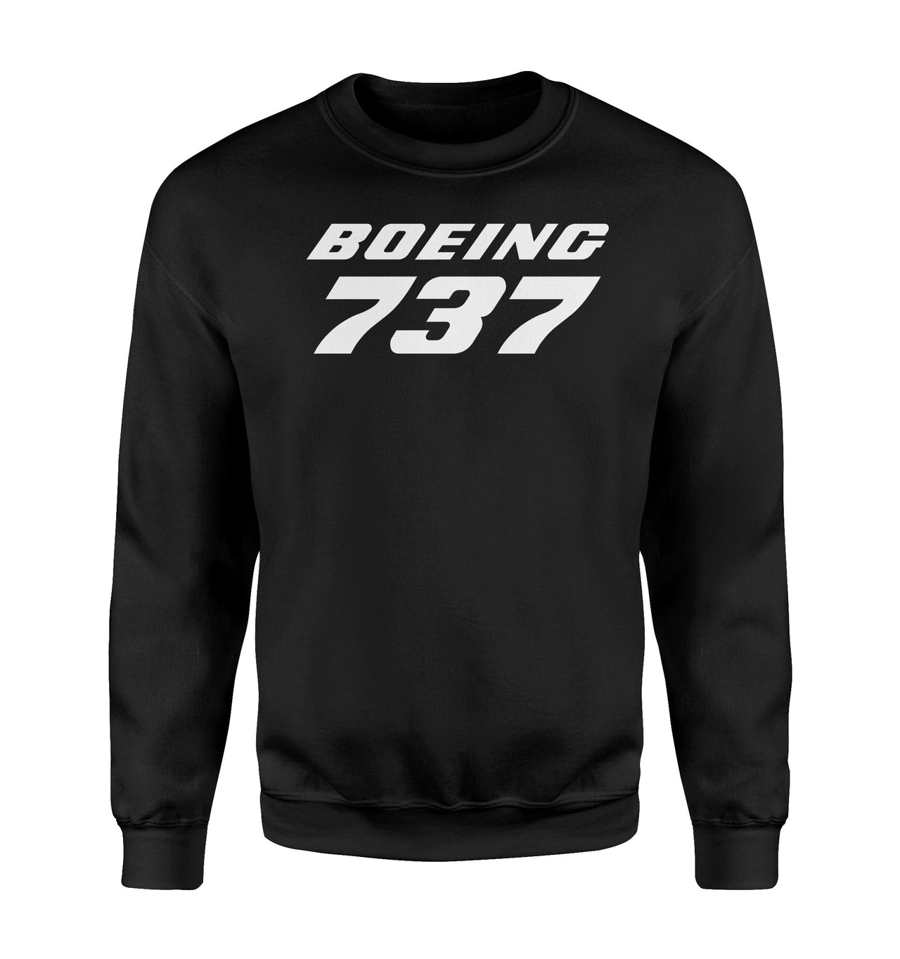 Boeing 737 & Text Designed Sweatshirts