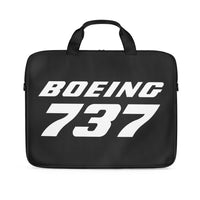 Thumbnail for Boeing 737 & Text Designed Laptop & Tablet Bags