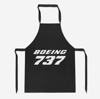 Thumbnail for Boeing 737 & Text Designed Kitchen Aprons