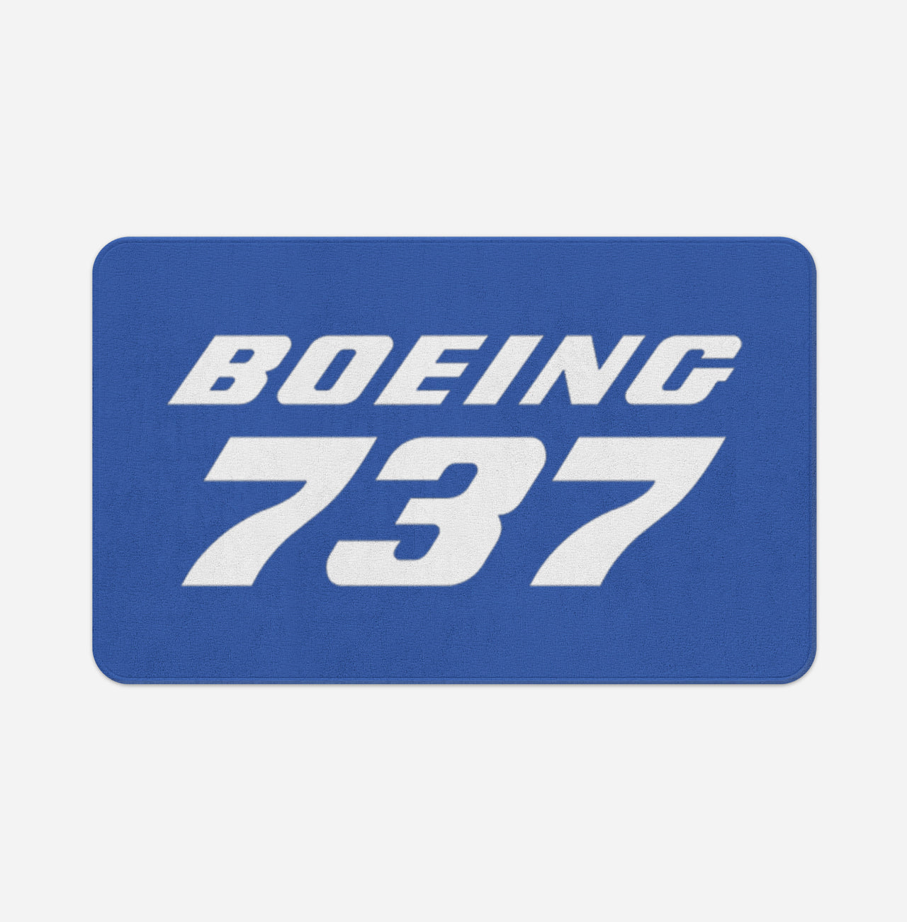 Boeing 737 & Text Designed Bath Mats