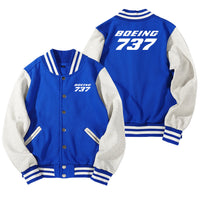 Thumbnail for Boeing 737 & Text Designed Baseball Style Jackets