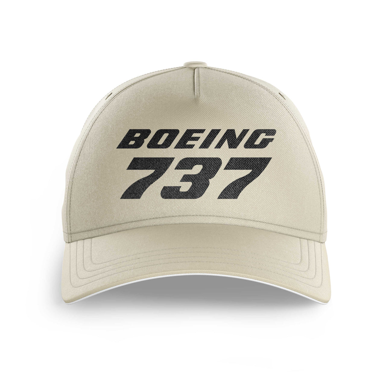 Boeing 737 & Text Printed Hats