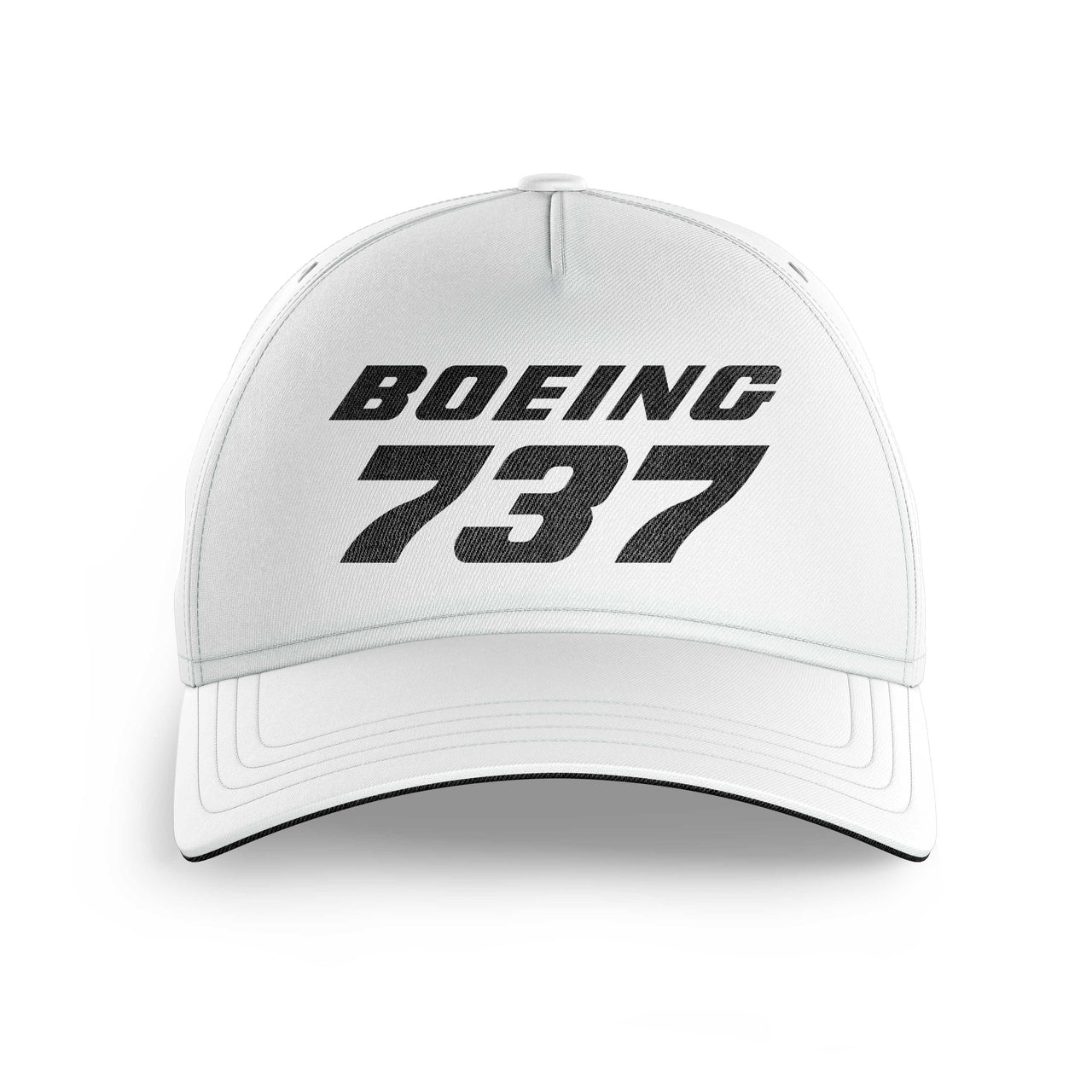 Boeing 737 & Text Printed Hats