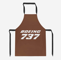 Thumbnail for Boeing 737 & Text Designed Kitchen Aprons