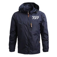 Thumbnail for Boeing 737 & Text Designed Thin Stylish Jackets