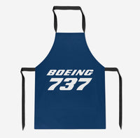 Thumbnail for Boeing 737 & Text Designed Kitchen Aprons