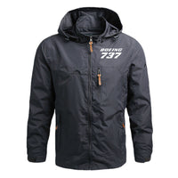 Thumbnail for Boeing 737 & Text Designed Thin Stylish Jackets