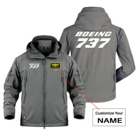Thumbnail for Boeing 737 & Text Designed Military Jackets (Customizable)