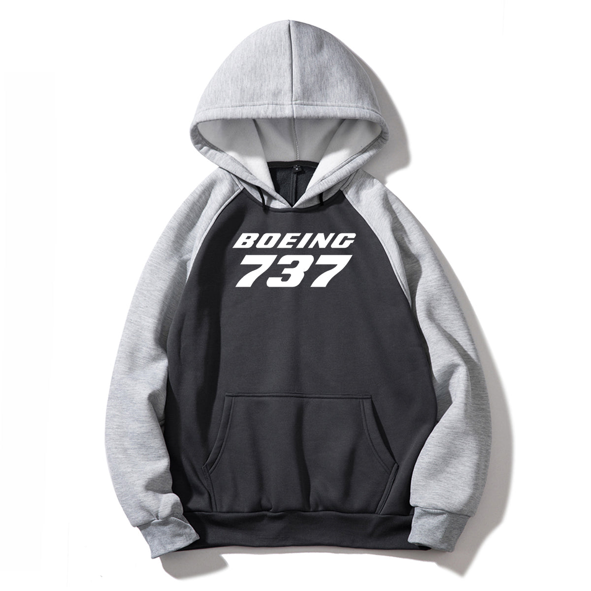 Boeing 737 & Text Designed Colourful Hoodies