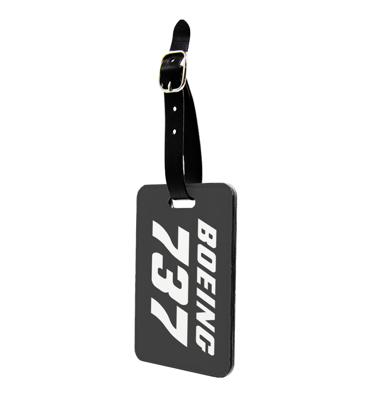 Boeing 737 & Text Designed Luggage Tag