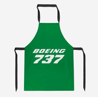 Thumbnail for Boeing 737 & Text Designed Kitchen Aprons