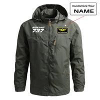 Thumbnail for Boeing 737 & Text Designed Thin Stylish Jackets