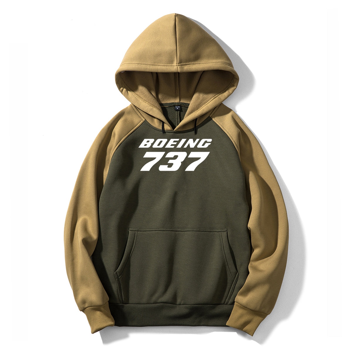 Boeing 737 & Text Designed Colourful Hoodies