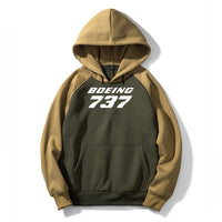 Thumbnail for Boeing 737 & Text Designed Colourful Hoodies