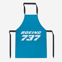 Thumbnail for Boeing 737 & Text Designed Kitchen Aprons