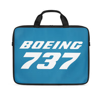 Thumbnail for Boeing 737 & Text Designed Laptop & Tablet Bags