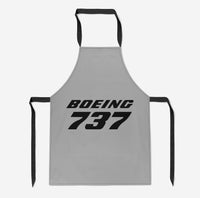 Thumbnail for Boeing 737 & Text Designed Kitchen Aprons