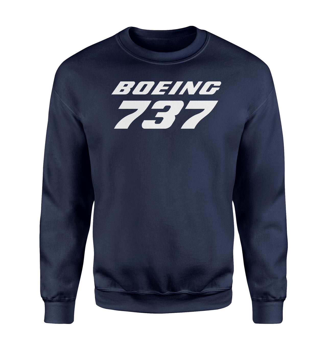 Boeing 737 & Text Designed Sweatshirts