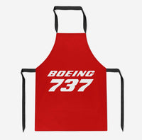 Thumbnail for Boeing 737 & Text Designed Kitchen Aprons