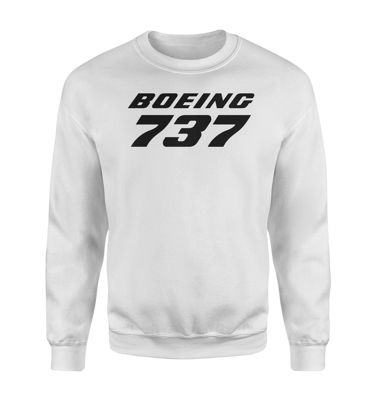 Boeing 737 & Text Designed Sweatshirts