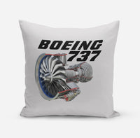Thumbnail for Boeing 737+Text & CFM LEAP-1 Engine Designed Pillows