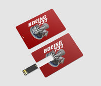 Thumbnail for Boeing 737+Text & CFM LEAP-1 Engine Designed USB Cards