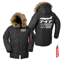 Thumbnail for Boeing 747 - Queen of the Skies (2) Designed Parka Bomber Jackets