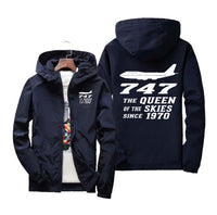 Thumbnail for Boeing 747 - Queen of the Skies (2) Designed Windbreaker Jackets