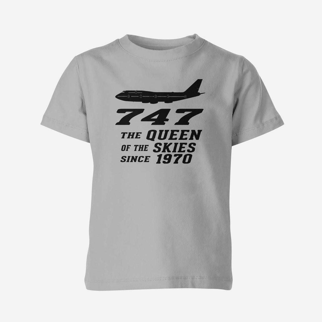 Boeing 747 - Queen of the Skies (2) Designed Children T-Shirts