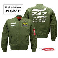 Thumbnail for Boeing 747 Queen of The Skies (2) Designed Pilot Jackets (Customizable)