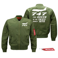 Thumbnail for Boeing 747 Queen of The Skies (2) Designed Pilot Jackets (Customizable)