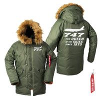 Thumbnail for Boeing 747 - Queen of the Skies (2) Designed Parka Bomber Jackets