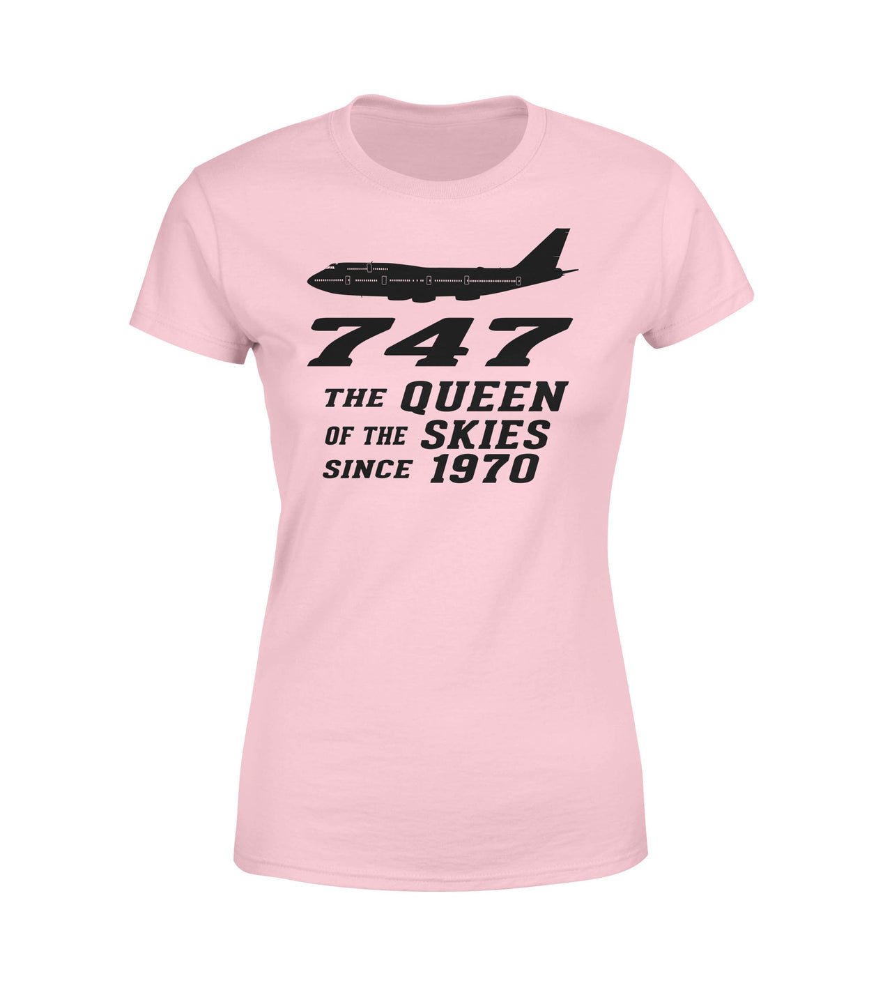 Boeing 747 - Queen of the Skies (2) Designed Women T-Shirts