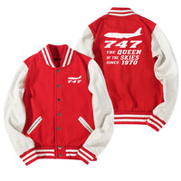 Thumbnail for Boeing 747 - Queen of the Skies (2) Designed Baseball Style Jackets