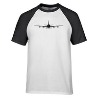 Thumbnail for Boeing 747 Silhouette Designed Raglan T-Shirts