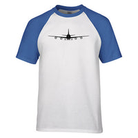 Thumbnail for Boeing 747 Silhouette Designed Raglan T-Shirts