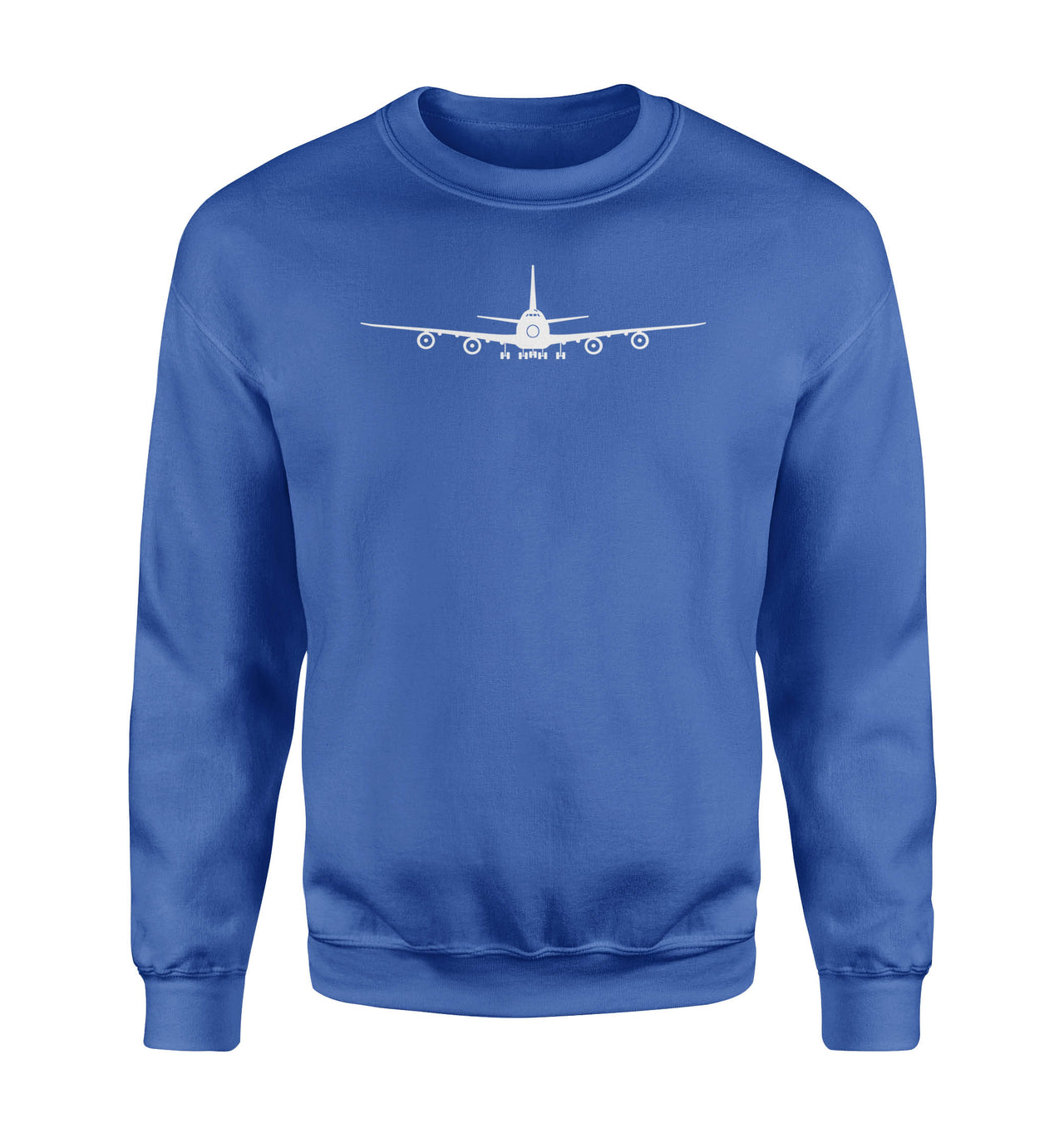 Boeing 747 Silhouette Designed Sweatshirts