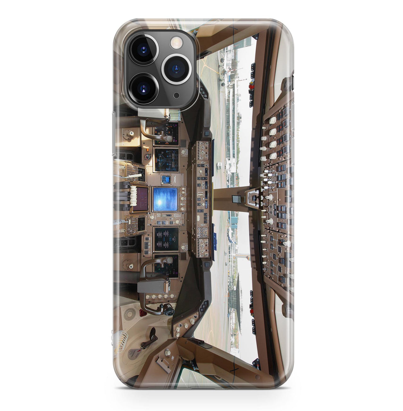 Boeing 747 Cockpit Printed iPhone Cases