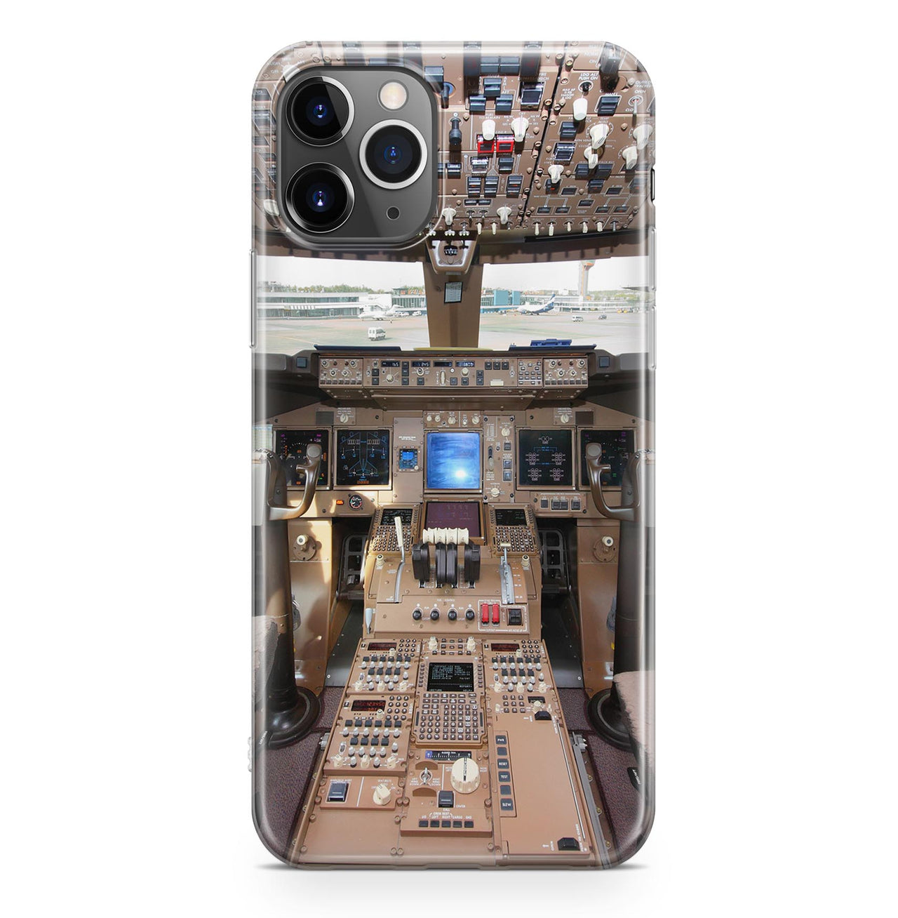 Boeing 747 Cockpit Printed iPhone Cases