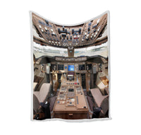 Thumbnail for Boeing 747 Cockpit Designed Bed Blankets & Covers