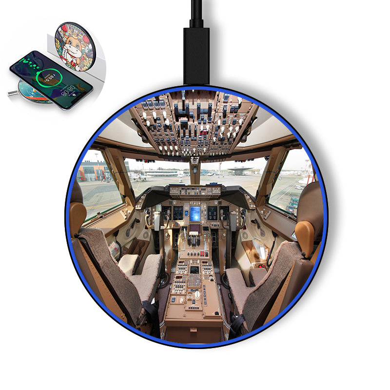 Boeing 747 Cockpit Designed Wireless Chargers