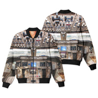 Thumbnail for Boeing 747 Cockpit Designed 3D Pilot Bomber Jackets