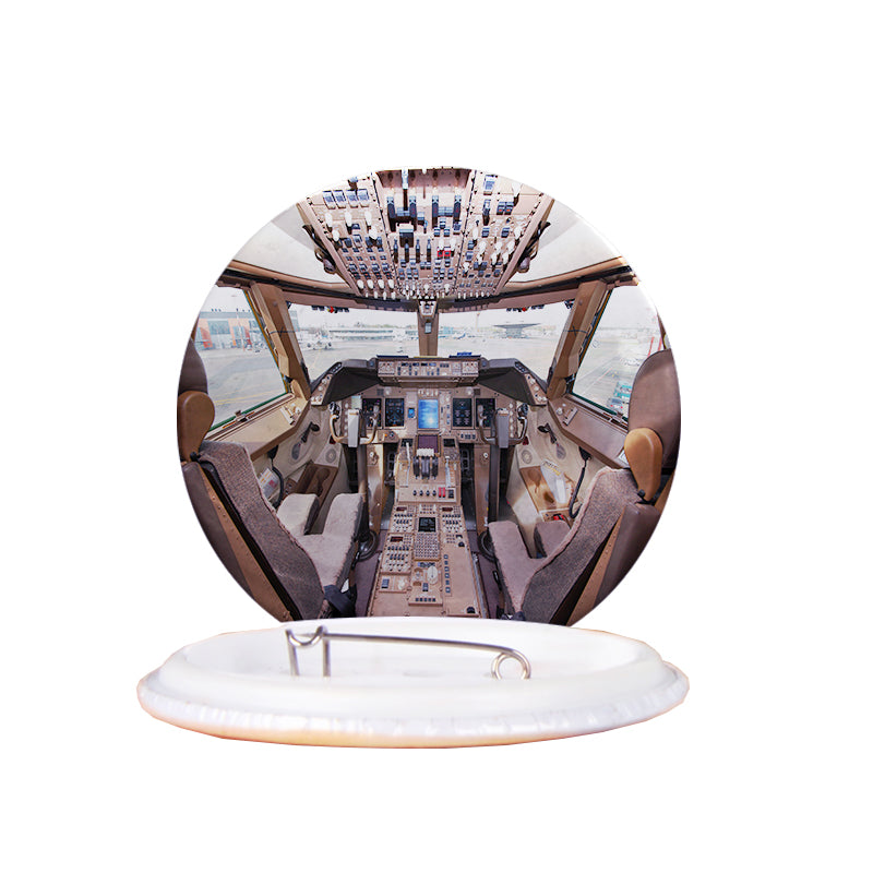 Boeing 747 Cockpit Designed Pins