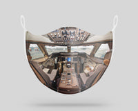Thumbnail for Boeing 747 Cockpit Designed Face Masks