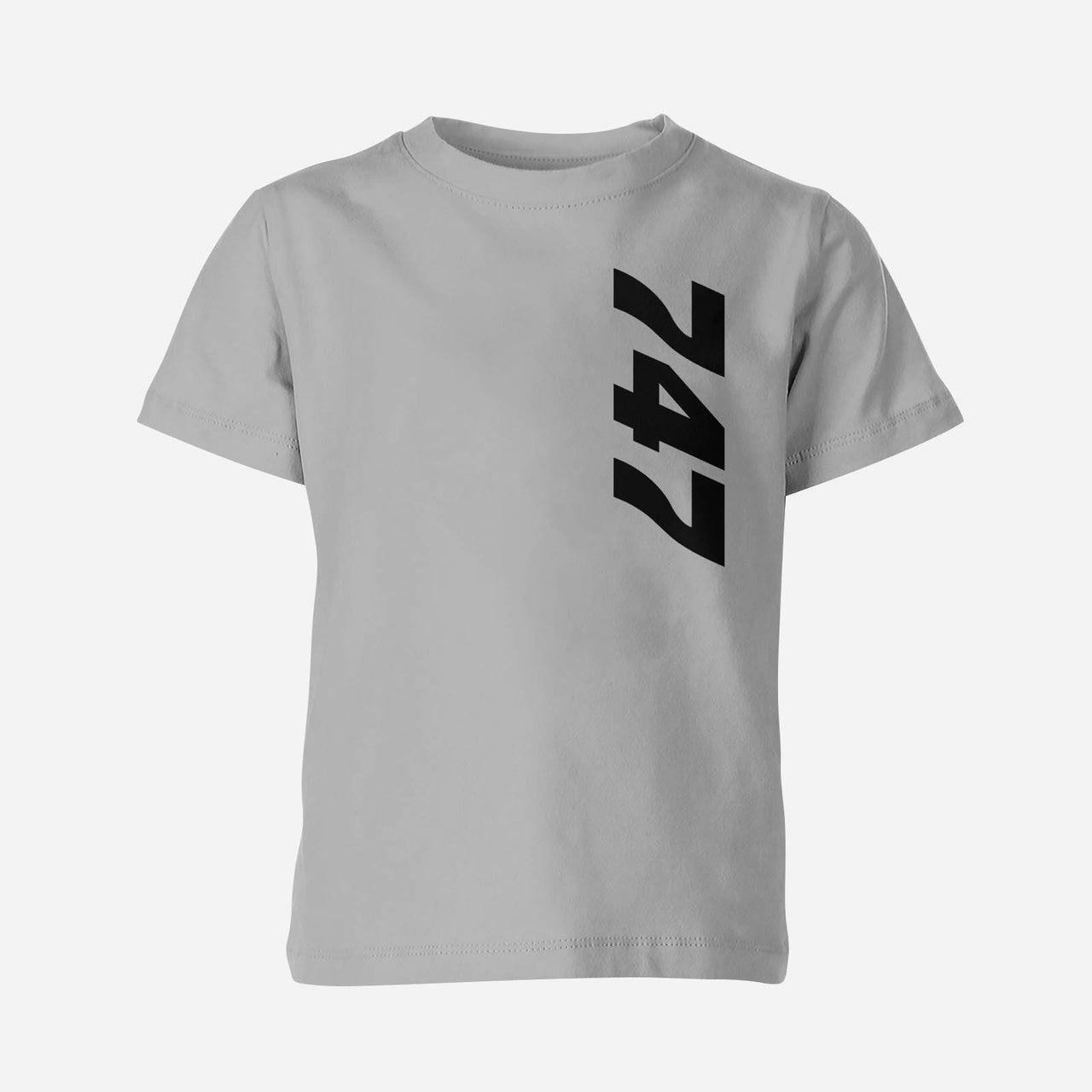 747 Side Text Designed Children T-Shirts
