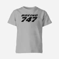 Thumbnail for Boeing 747 & Text Designed Children T-Shirts
