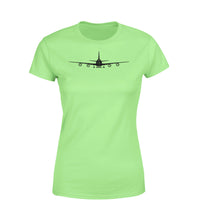 Thumbnail for Boeing 747 Silhouette Designed Women T-Shirts