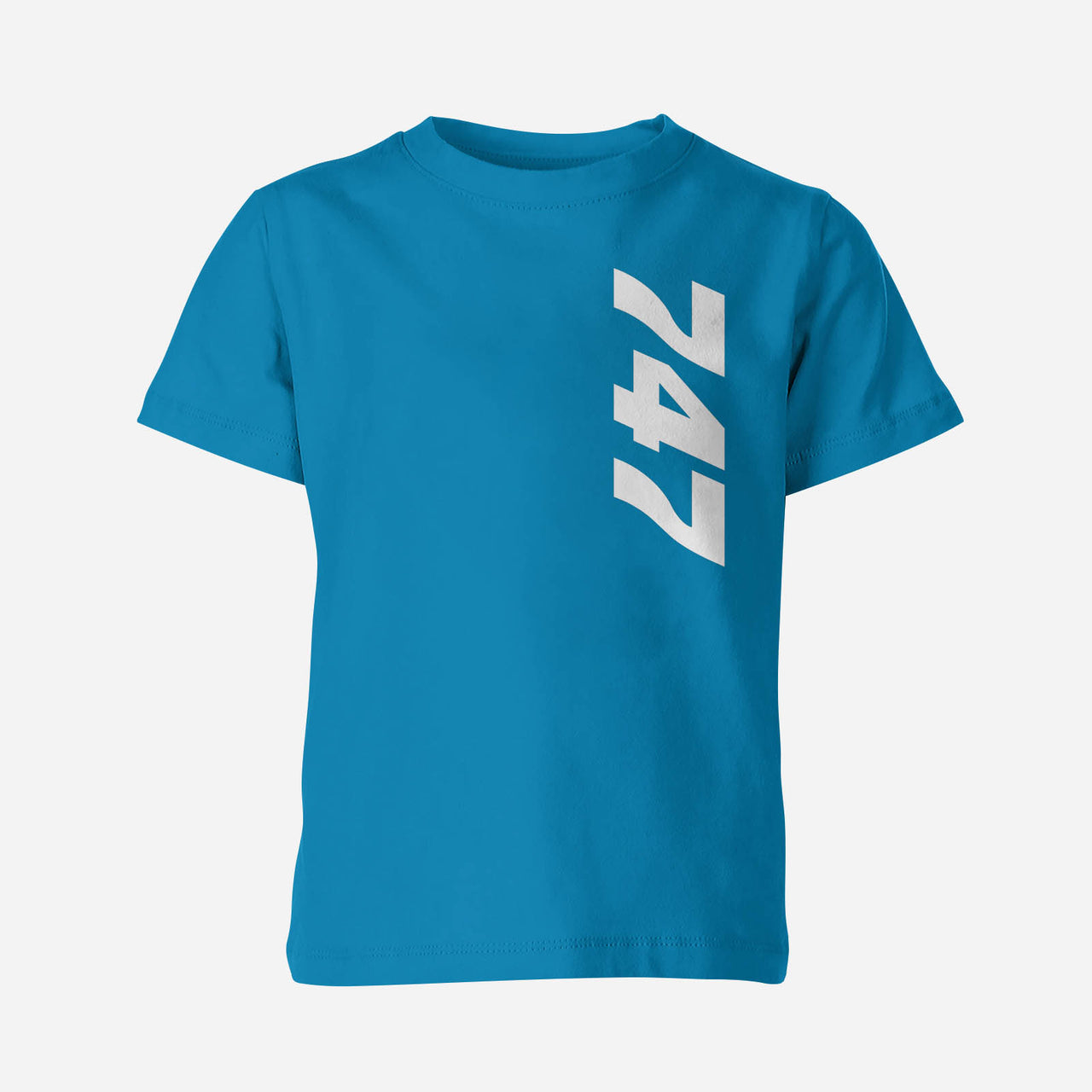 747 Side Text Designed Children T-Shirts